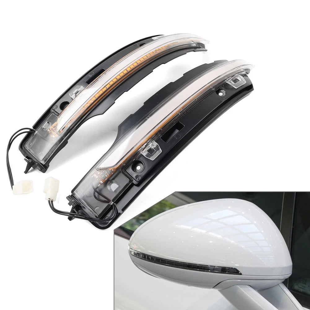 Clear Dynamic Side Mirror Turn Signal Light for Porsche Macan (2014–2023)