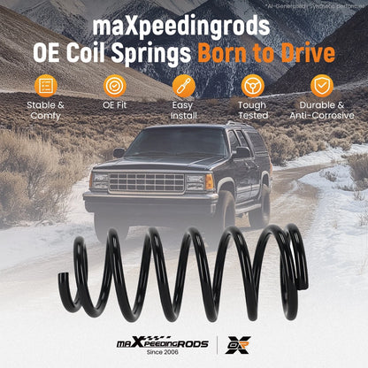 2X Rear Side Coil Springs for Honda Civic (2006–2011) 1.8L Sedan Coupe