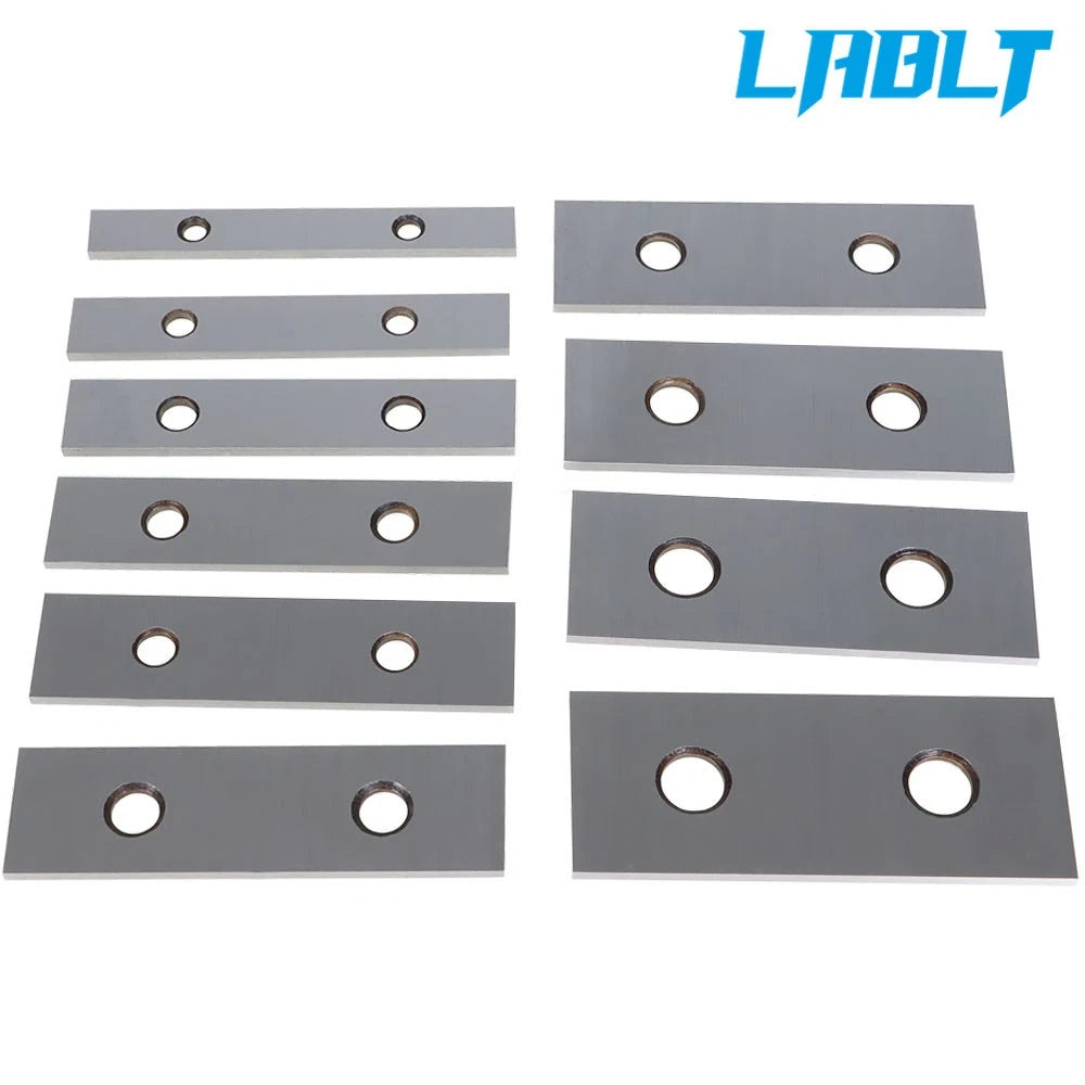 Set of 10 Precision Parallel Bars 1/8 × 4" Hardened Steel for