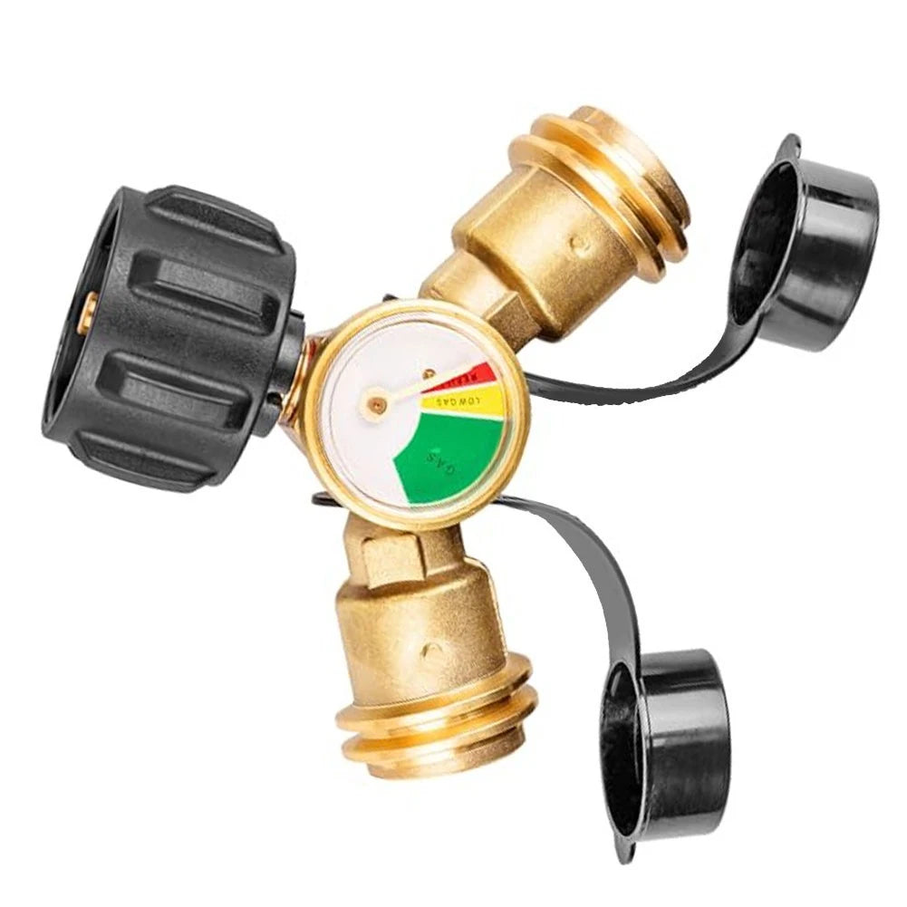 Propane Distribution Splitter for Outdoor Cooking and Heating