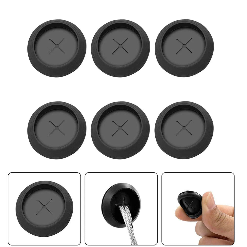 Set of 6 Rubber Thermometer Grommets for Traeger Z Grills (2017–2023)