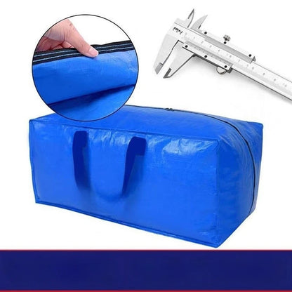 Thickened PP Woven Moving Bag for Clothes Bedding Storage (41x41x48cm)