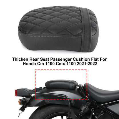 Rear Seat Passenger Cushion for Honda CM 1100 CMX 1100 (2021–2024) Flat Black