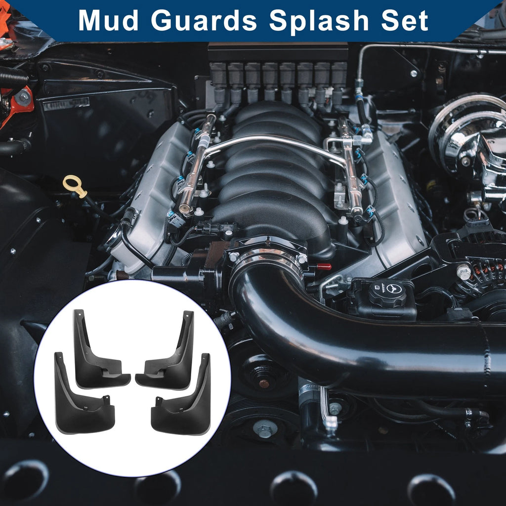 Mud Flaps Splash Guards 1 Set for Toyota Corolla LE (2003–2006)
