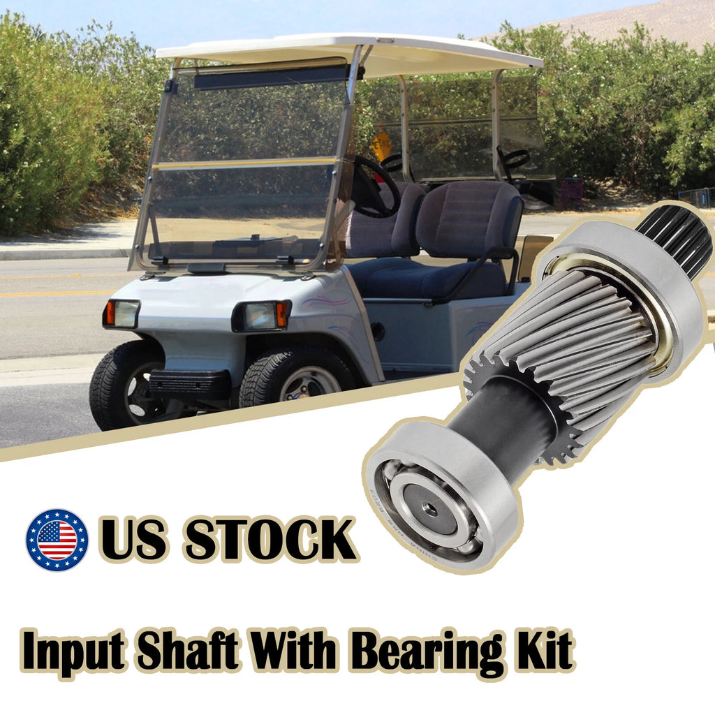 Input Shaft With Bearing Kit 21T/19T for EZGO Electric Golf Cart (1994–Present)