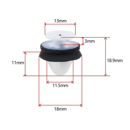 20Pcs Wheel Arch Trim Clip for Citroen (7703077469)