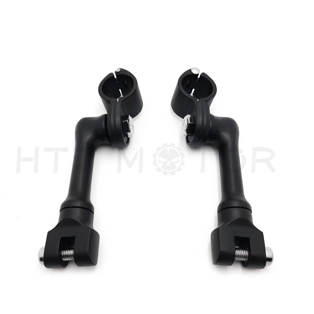 1" Offset Bowleg Foot Peg Mounts Clamp for Harley