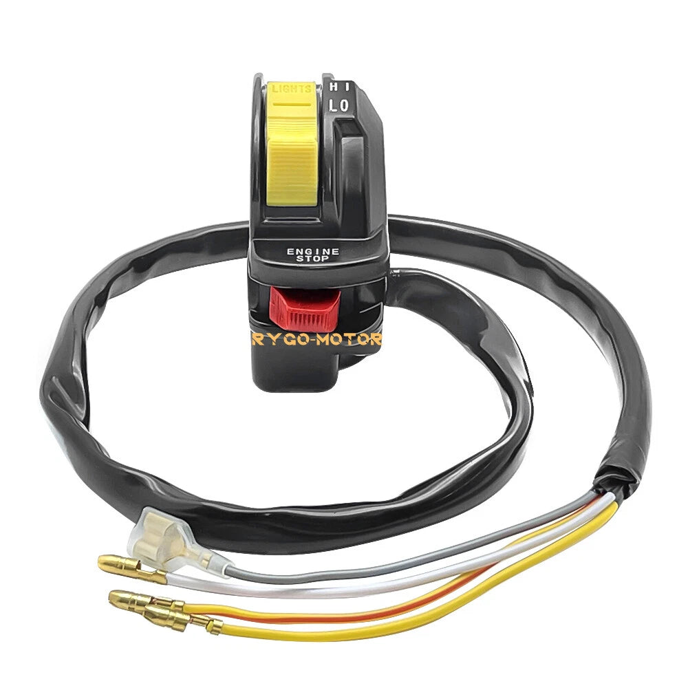 Left Handlebar Kill Stop Headlight Switch for Suzuki Quadrunner 185 (1985–1988)