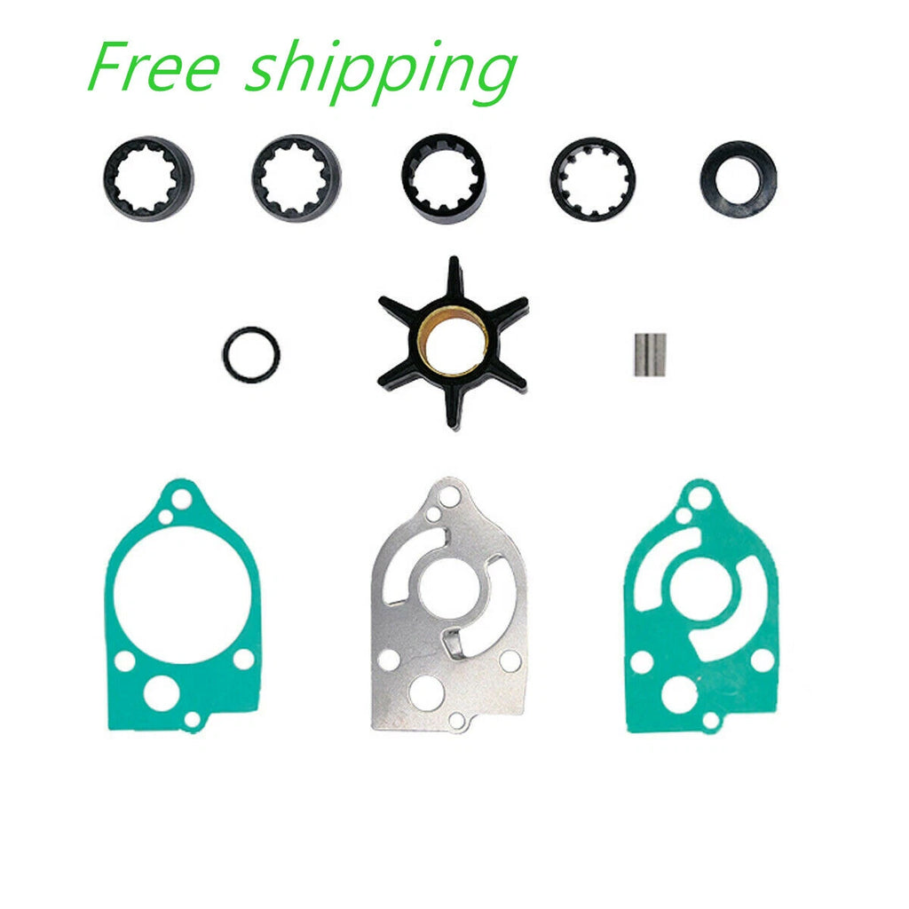 Water Pump Impeller Kit for Mercury 40 50 70 Hp Outboard (rplc 18-3323 46-73640A2)