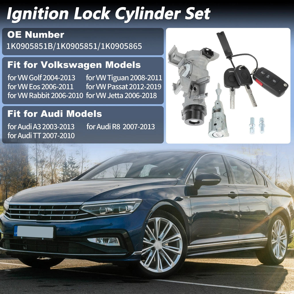 Ignition Lock Cylinder and Door Lock Replacement for VW Passat (2011–2019)