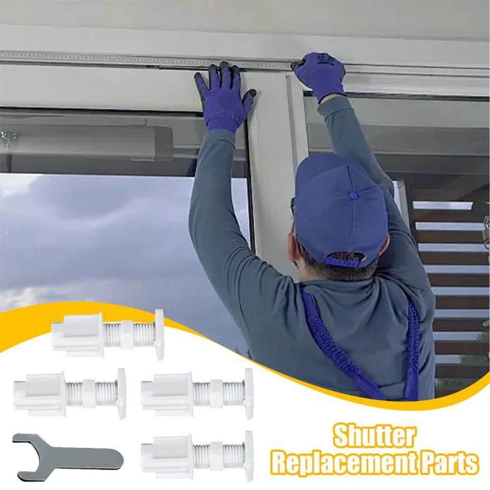 4X Venetian Blind Brackets Kit Twist Lock No Drill for Roller Blinds