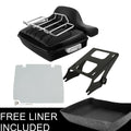 Trunk Backrest Pad Mount Rack Base Plate for Harley Touring (2014–Up)