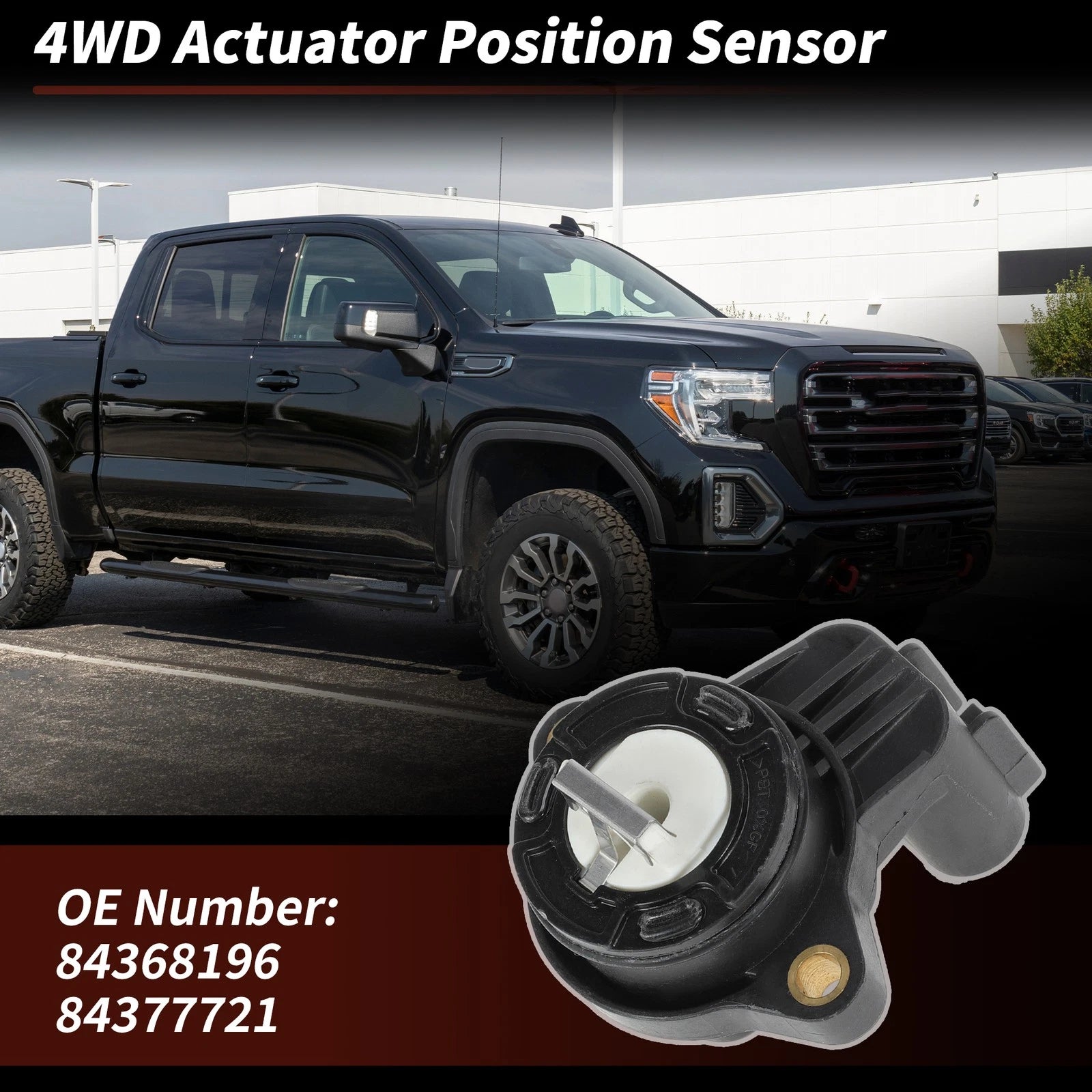 Transfer Case Actuator Position Sensor for GMC (No. 84368196)