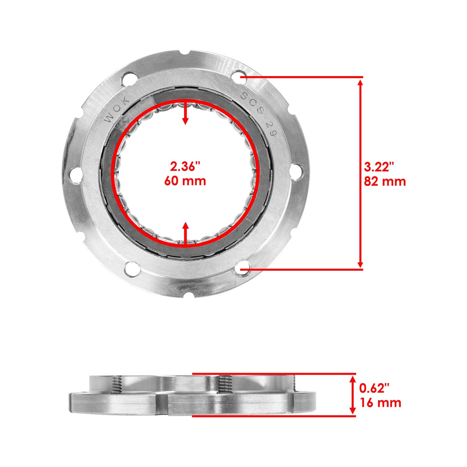 Starter Clutch One Way Sprag Replacement for Honda (2013–2016)
