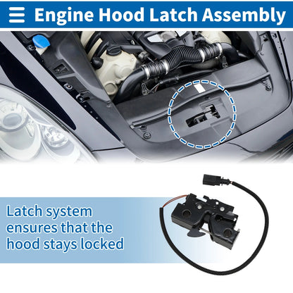 Hood Latch Assembly for Skoda Karoq (2017–2024) No. 57D823509A