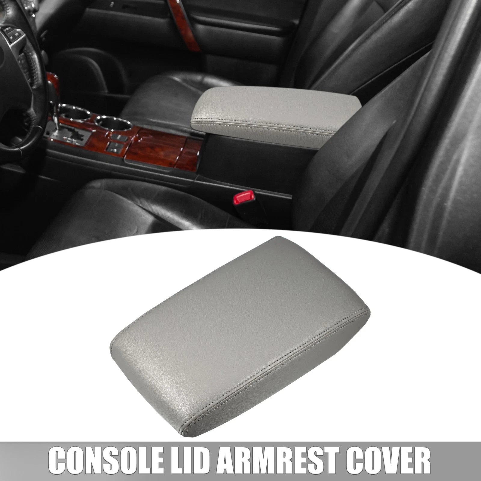 Car Center Console Lid Armrest Cover for Toyota Highlander (2014–2019)