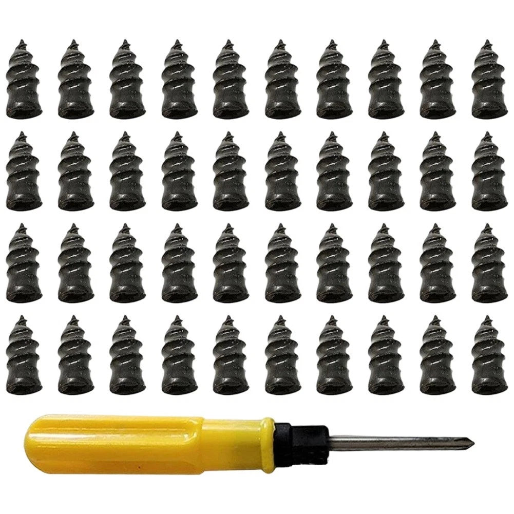 Roadside Tire Repair Kit for Universal Use (Includes 20 Screws & Driver Tool)