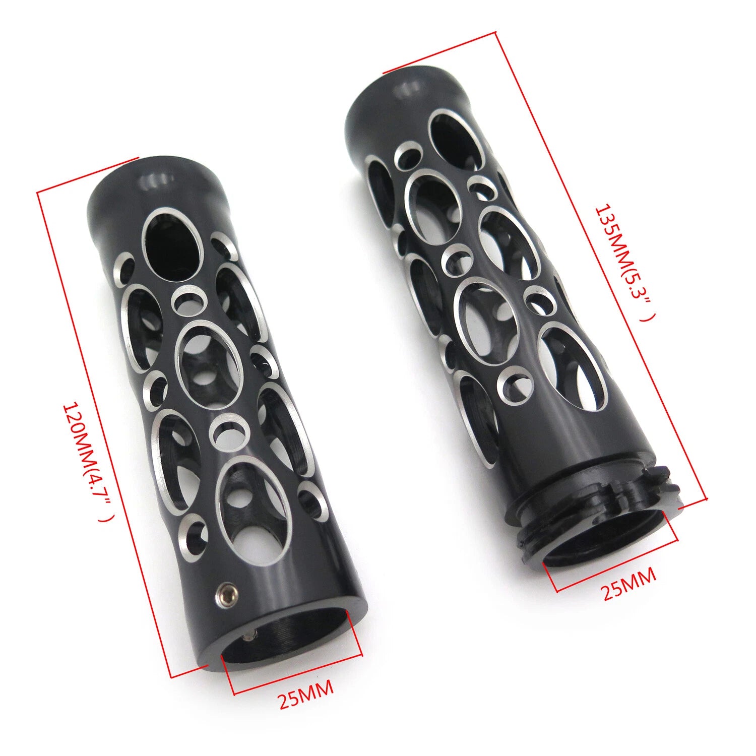 25mm Hand Grips for Harley Touring, Dyna (Fits )