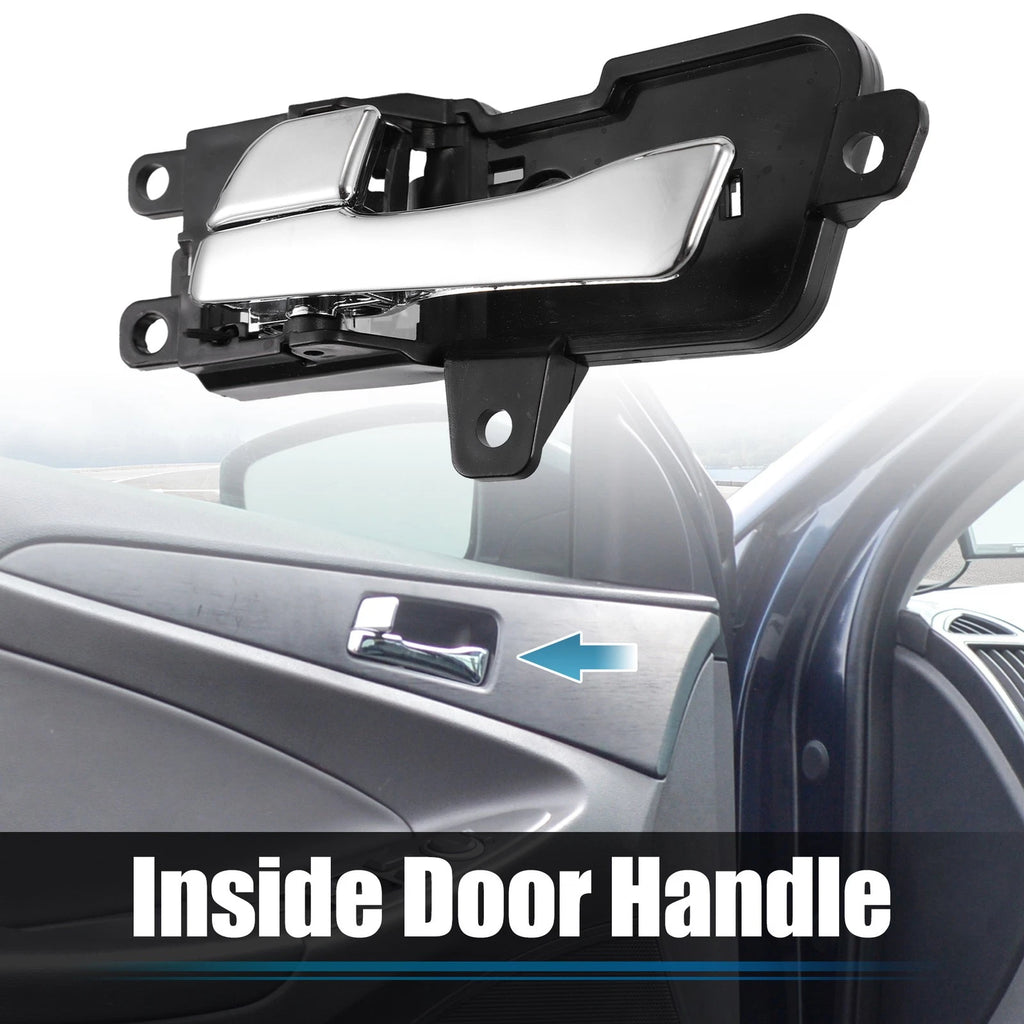 Front Rear Left Driver Side Door Handle Replacement for Hyundai Sonata (2011–2014)