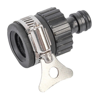 Quick Connect Hose Adapter for Taps (LeakProof Seal, Rust Resistant Clip)