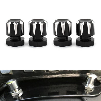 Set of 4 Mounting Nuts Bolts for Harley Road King, Road Glide, Softail, Fat Boy