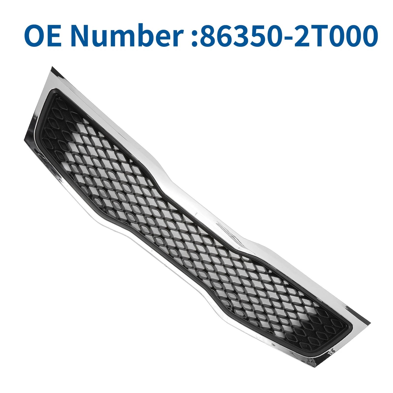 Front Upper Bumper Grille for Kia Optima (2011) Black Chrome