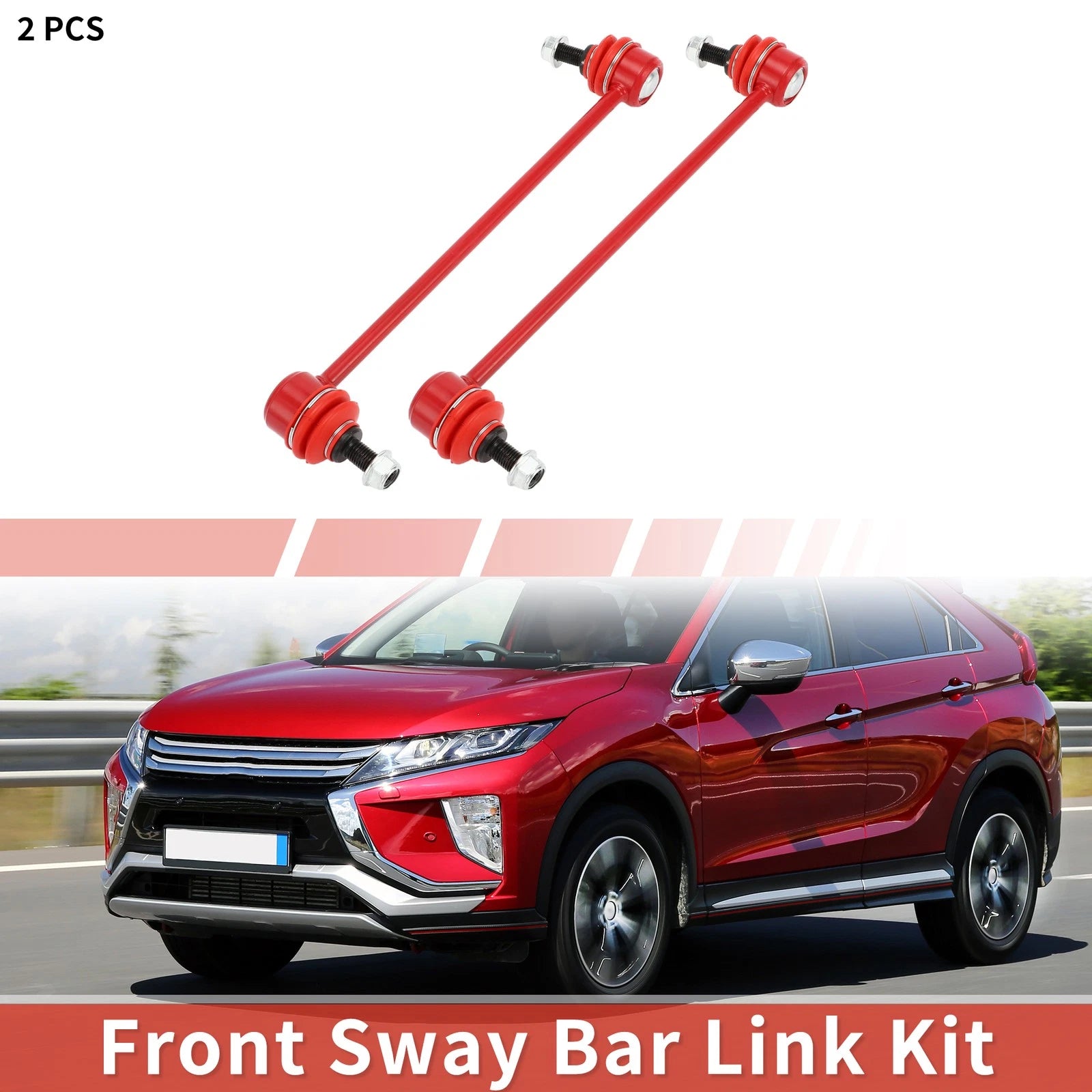 2pcs Front Sway Bar Links Stabilizer Link Kit for Mitsubishi Outlander (2006–2023)