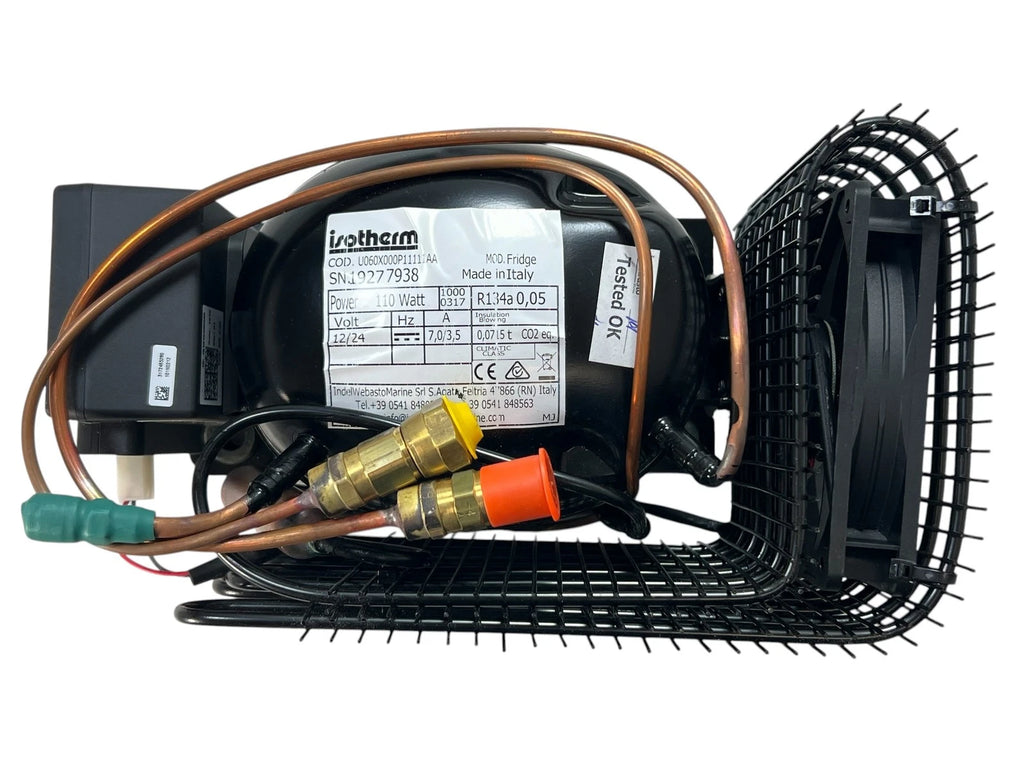 Isotherm Compact Refrigeration Kit with Flat Evaporator for 2.1CU FT Fridge