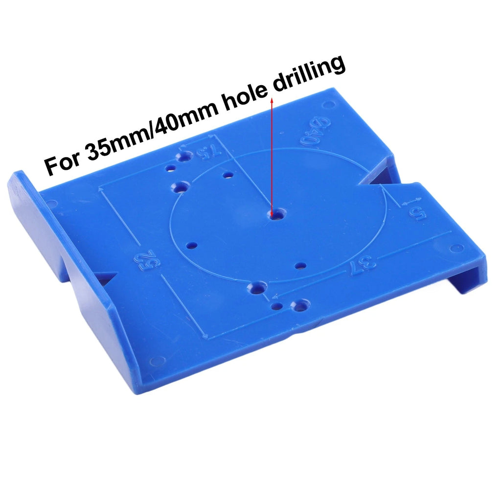 Hinge Drill Guide Hole Locator for Cabinets (35mm, 40mm)