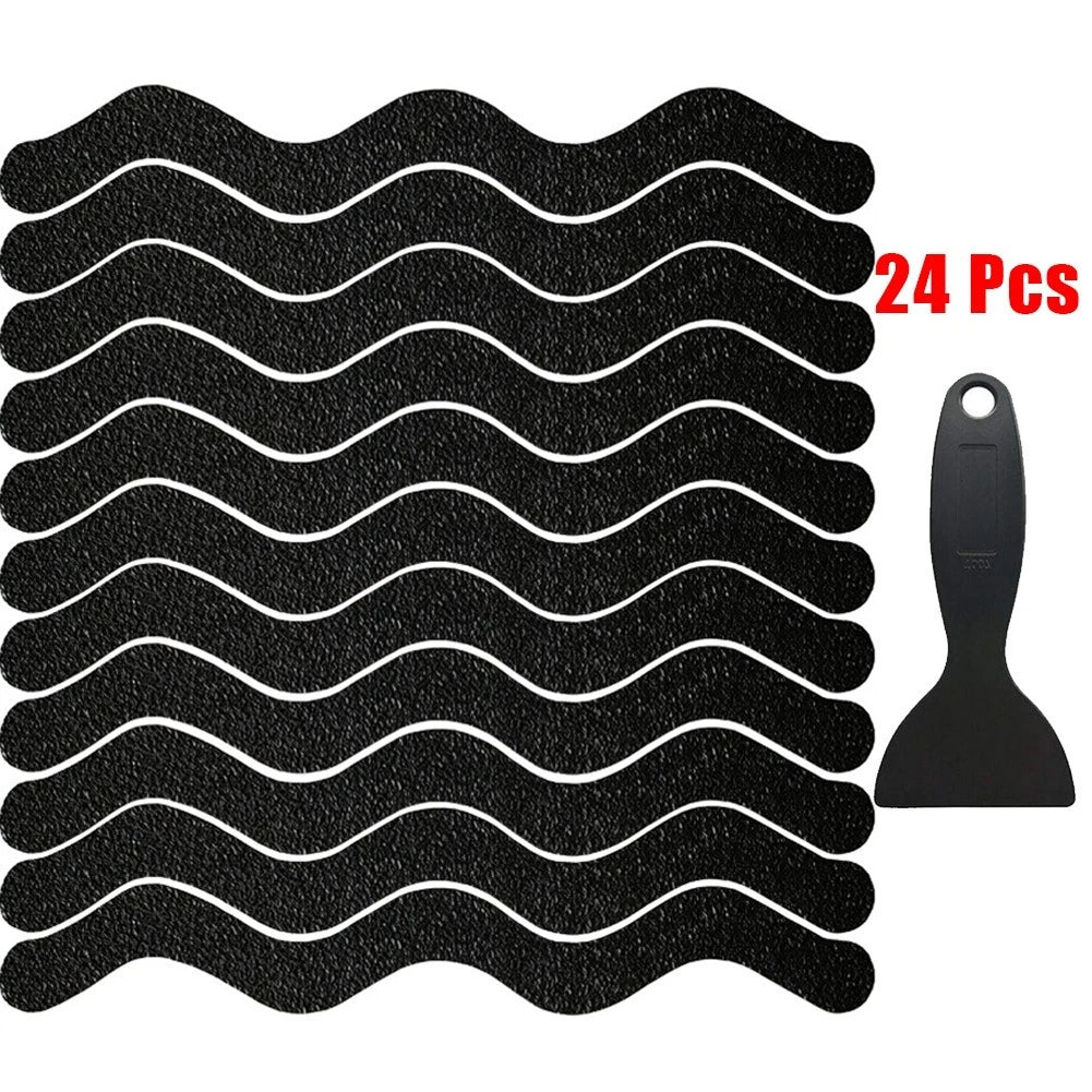 24Pcs Anti Slip Bath Tape for Safety Shower Strips (No Part Numbers)