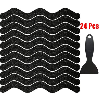24Pcs Anti Slip Bath Tape for Safety Shower Strips (No Part Numbers)