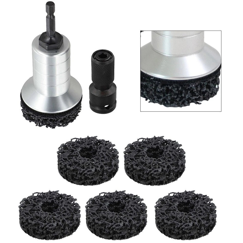 Dual-use Connector Axle Head Grinding Rust Removal Tool Effective Rust Removal