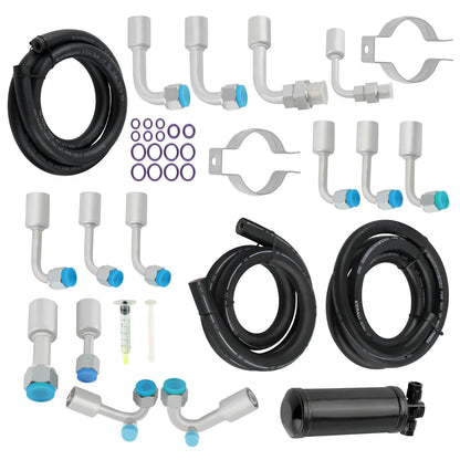A/C Hose Kit with Fittings for Universal Vehicles (134a)