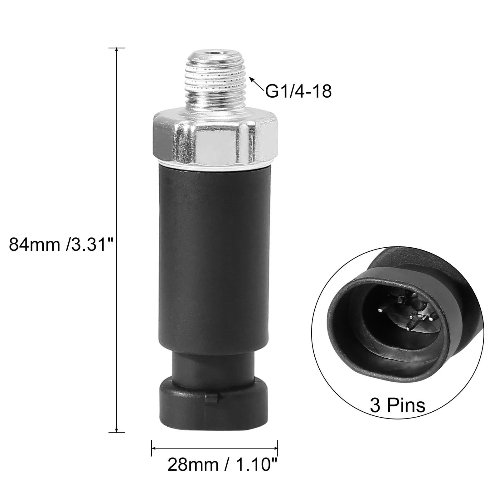 Engine Oil Pressure Sensor Switch Replacement for GMC Sierra Chevrolet (1999–2019)