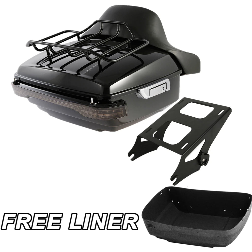 Trunk Pad Rack Tail Light for Harley Touring Street Glide (2014–2025)