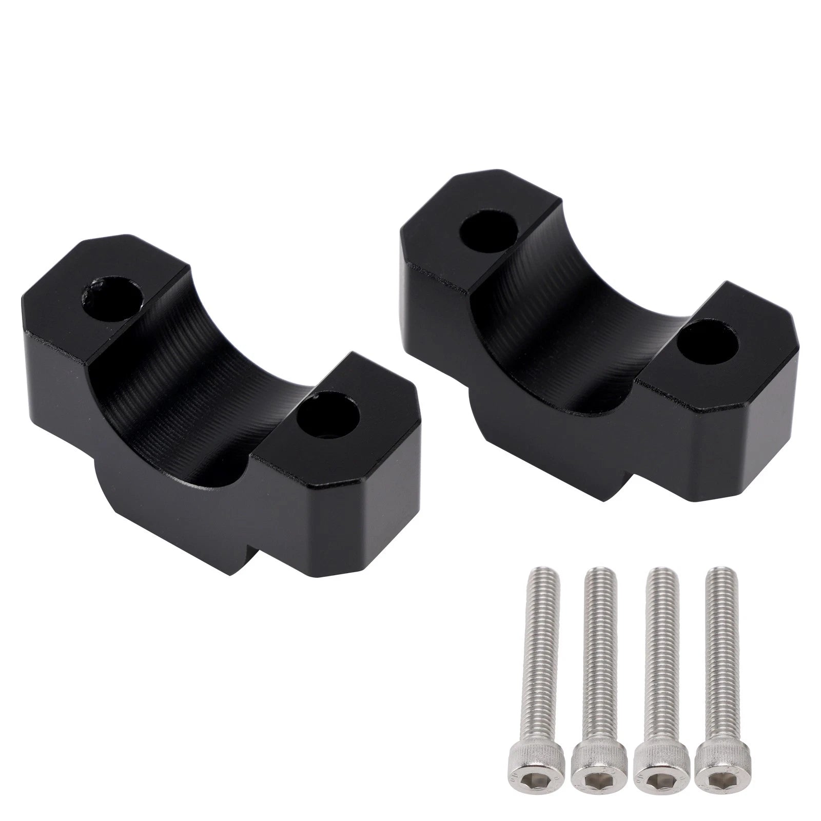 20mm Aluminum Handlebar Risers for Honda CRF1100L Africa Twin (2020–2025) Black