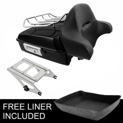 Chopped Trunk Backrest for Harley Touring Street Glide (2014–2026)