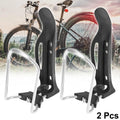 2pcs Adjustable Drink Bottle Cages Rack for Motorcycle Bicycle Silver (—)