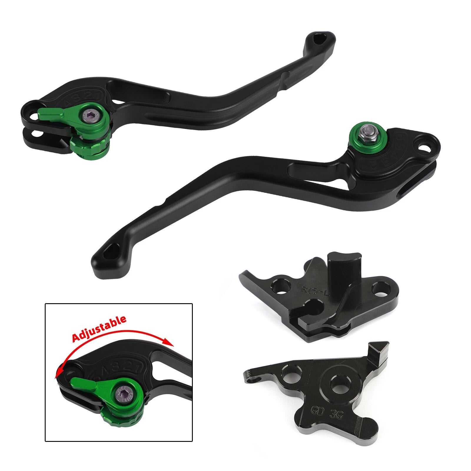 Short Clutch Brake Lever for Yamaha MT125 (2014–2019) T9