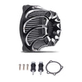 Chrome Air Filter Assembly for Harley Touring Dyna (2000–2017)