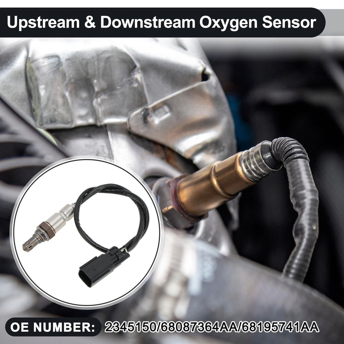 Upstream Oxygen Sensor Replacement for Dodge Dart L4 2.4L (2013–2016)
