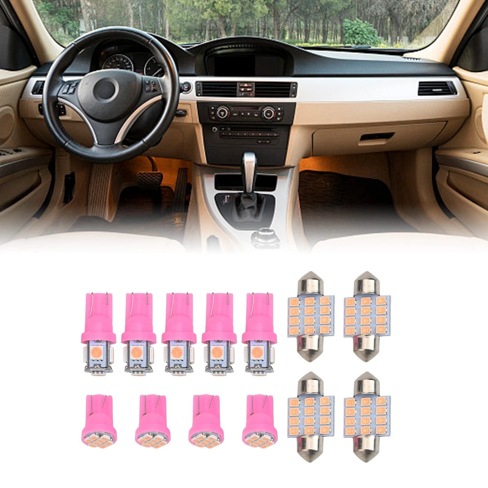 LED License Lamp Reading Light for Car Interior (13pcs)