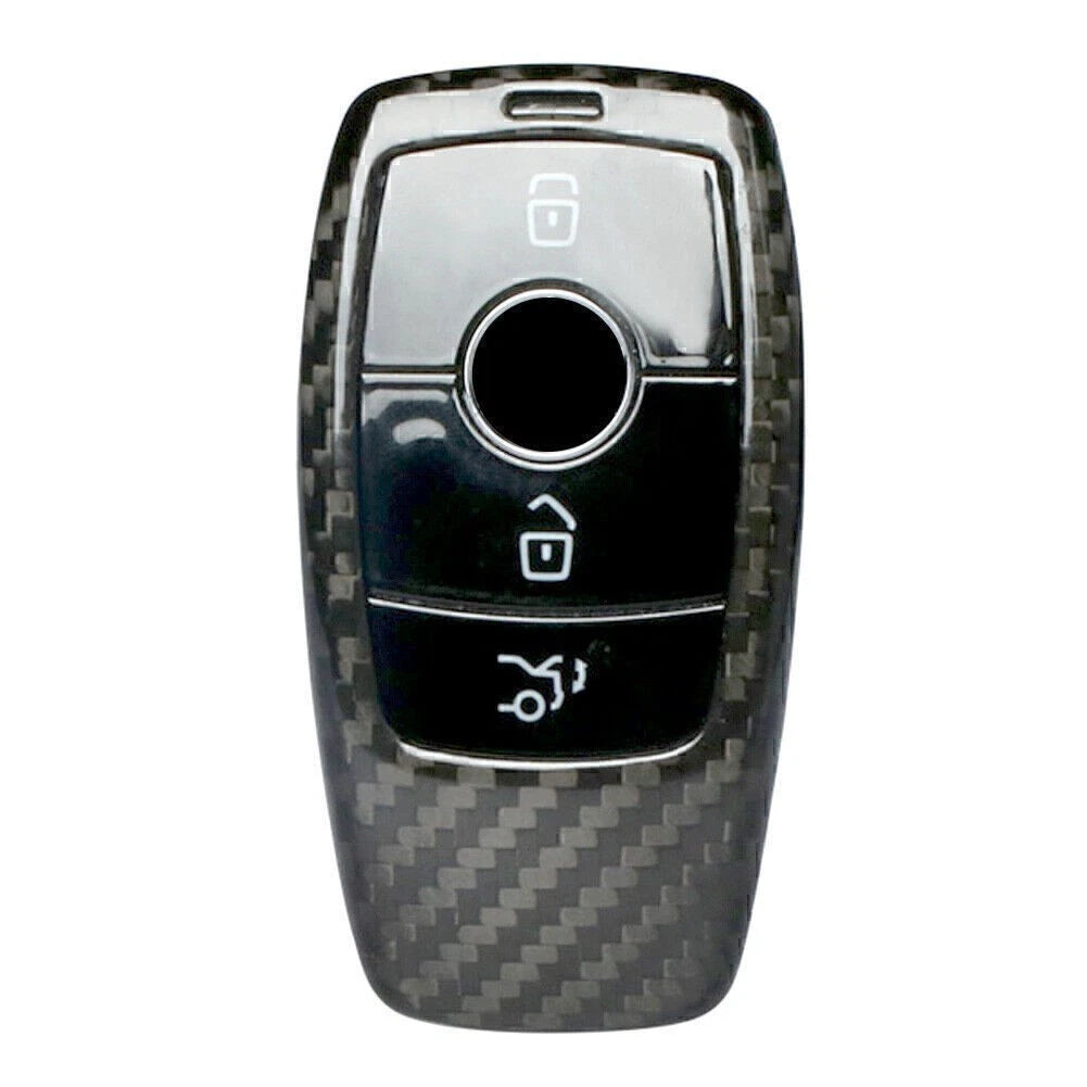 Remote Key Case Shell Cover for Mercedes Benz E-Class W213 (2017–2023) Carbon Fiber