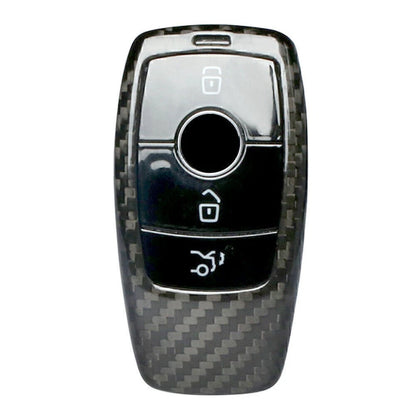 Remote Key Case Shell Cover for Mercedes Benz E-Class W213 (2017–2023) Carbon Fiber