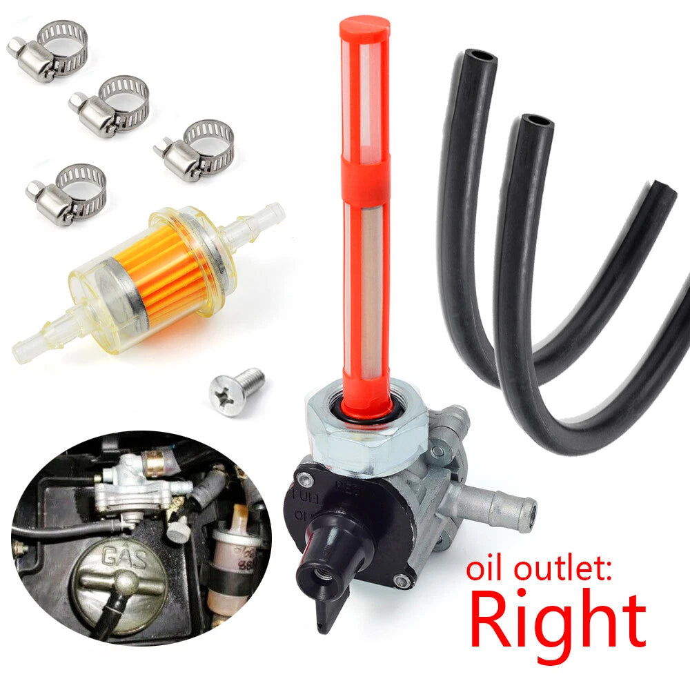 Fuel Vacuum Petcock with Filter for Honda VTX1300C VTX1300R VTX1300S VTX1300T (2004–2009)