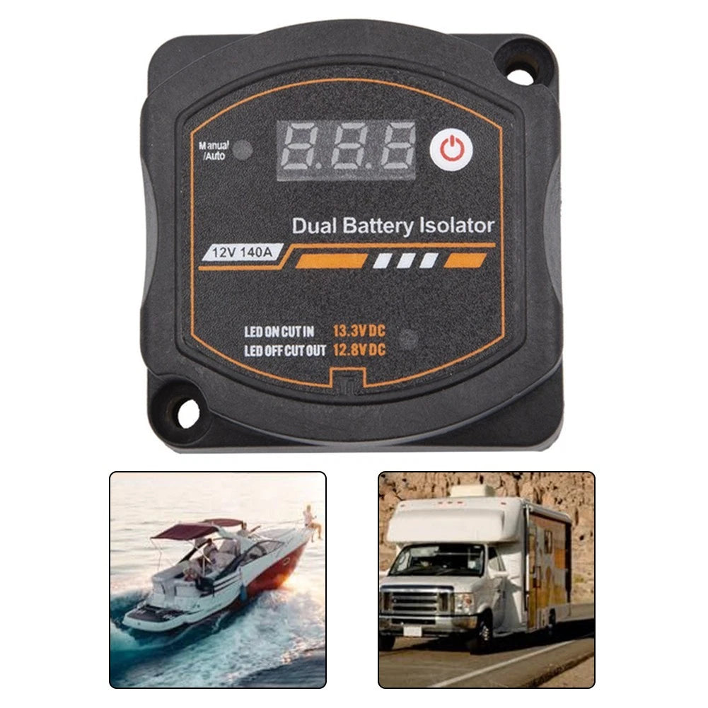 12V Battery Isolator for Marine Applications (LED Indication)