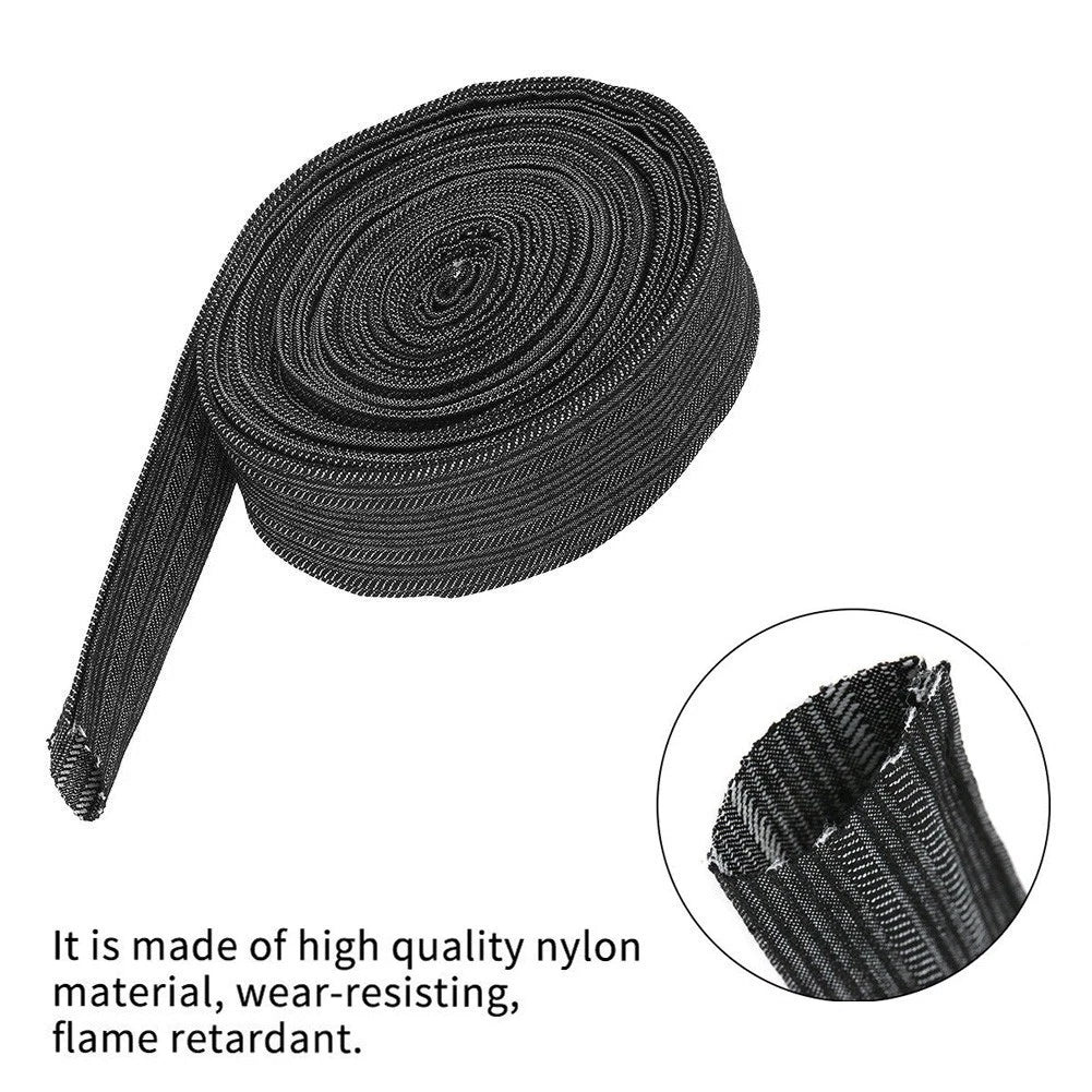 25' Nylon Protective Sleeve for Welding Hydraulic Hose