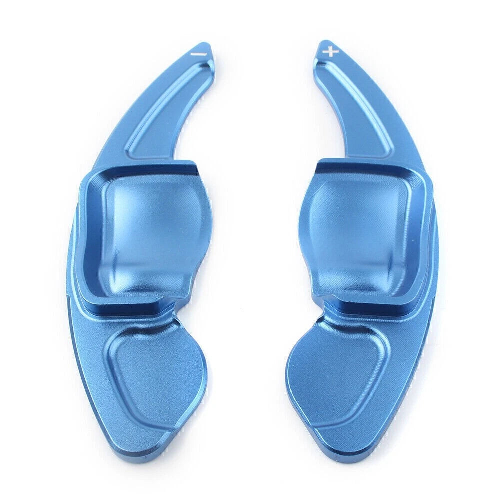 Steering Wheel Shift Paddle Shifter Extensions for VW Golf Jetta MK5 MK6 (2006–2016) Blue