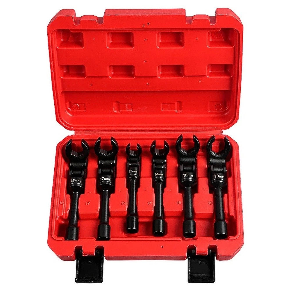 Long Handle Oxygen Sensor Wrench for Universal Use (180-Degree Adjustable)