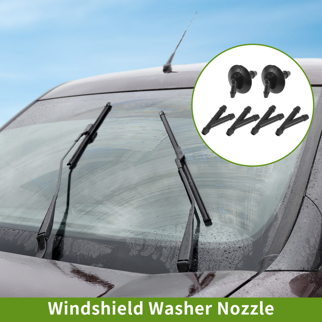 Windshield Washer Nozzle With Hose Connector for Dodge (2005–2010)